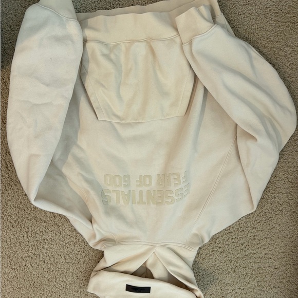 Essentials Off-white Raglan Hoodie - Picture 2 of 6